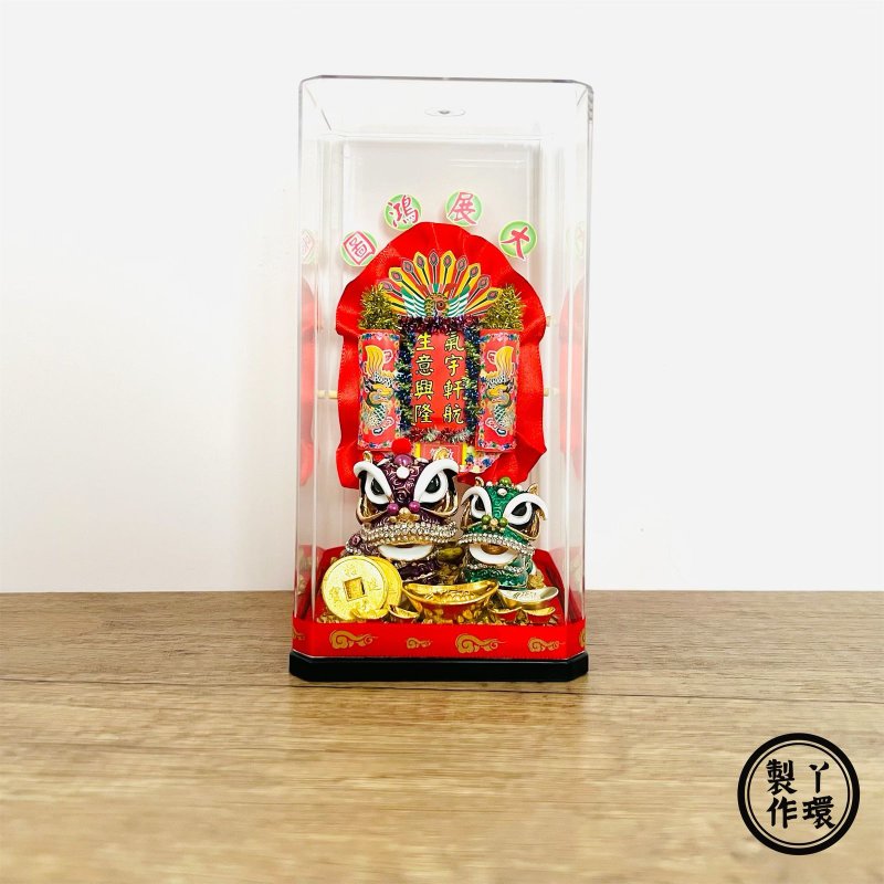 预购/ 迷你花牌摆设(新店开张款) - 摆饰 - 纸 红色