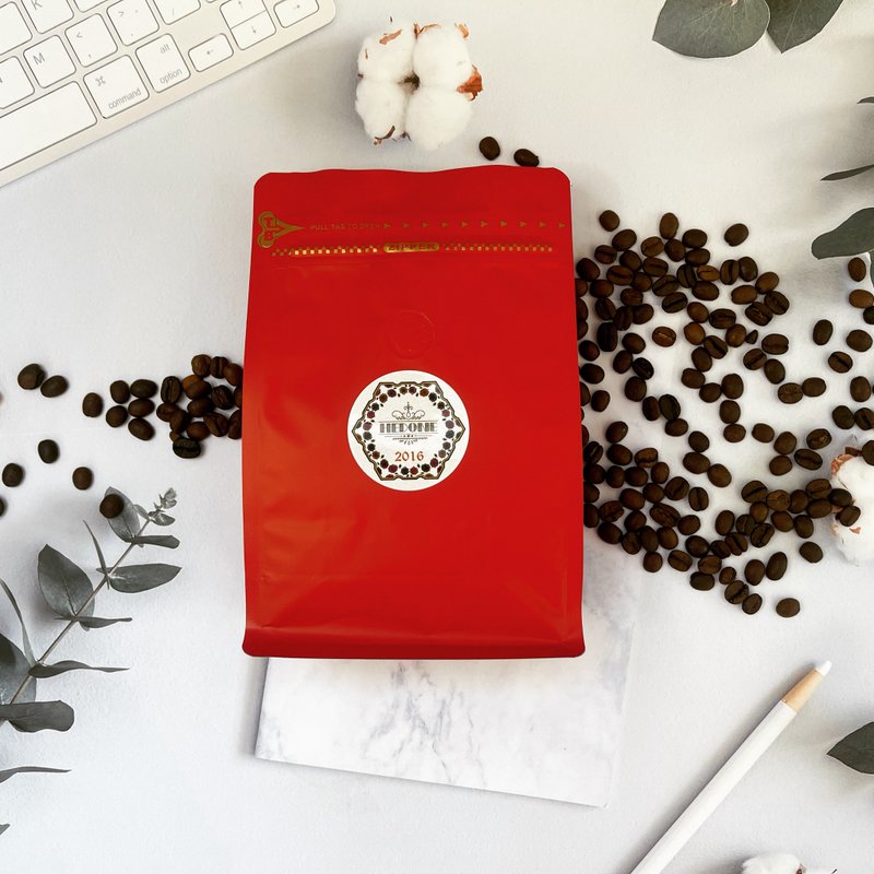 烘豆妮 烘豆职人 现烘咖啡 巴拿马-波奎特-科特瓦-橘子庄园 日晒 - 咖啡 - 塑料 红色