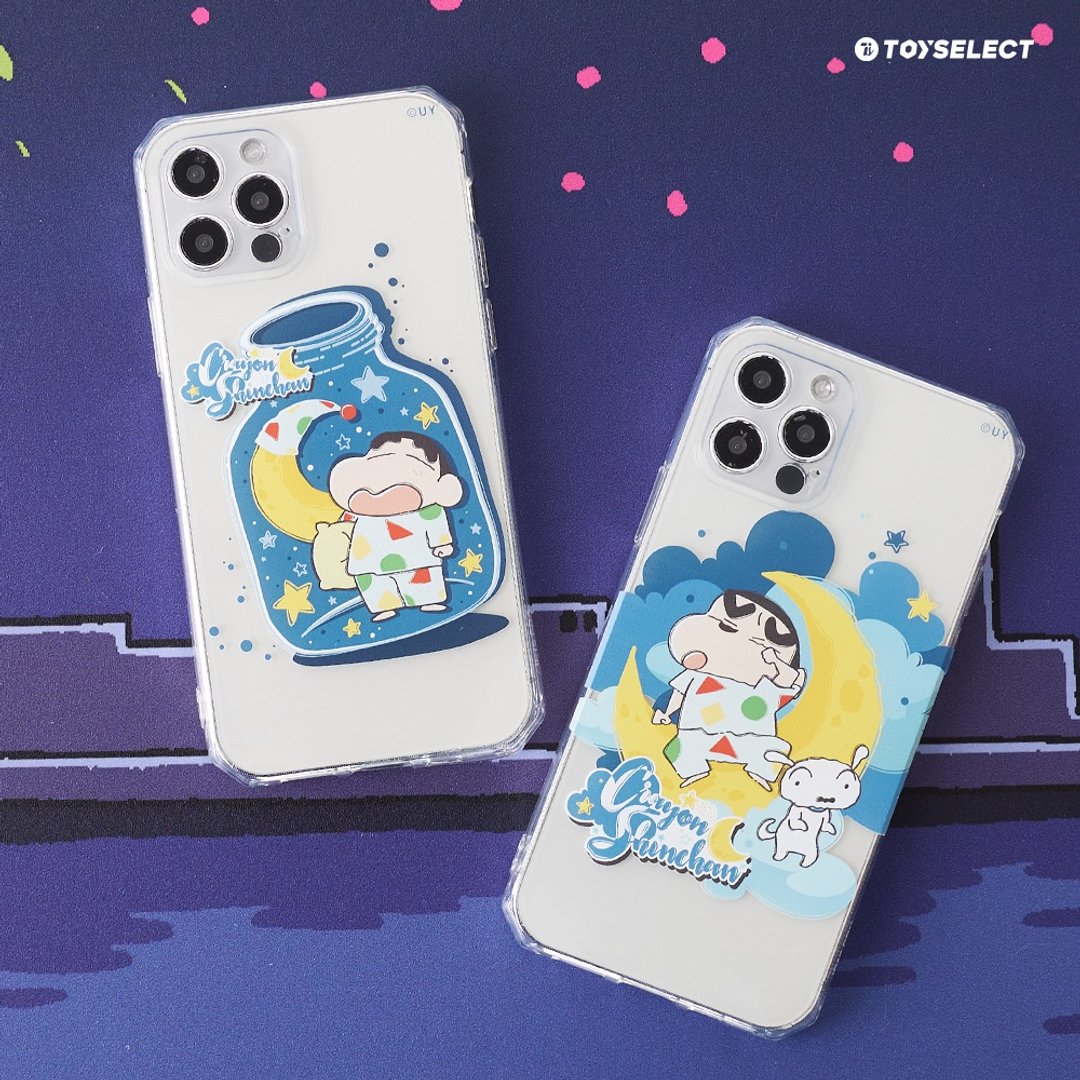 蜡笔小新晚安系列八角防摔iPhone手机壳 Phone Case - 手机壳/手机套 - 塑料 透明