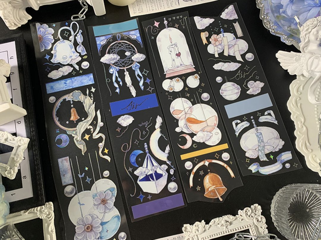 捕梦 DreamCatcher PET 纸胶带 鐳射銀 - 纸胶带 - 塑料 多色