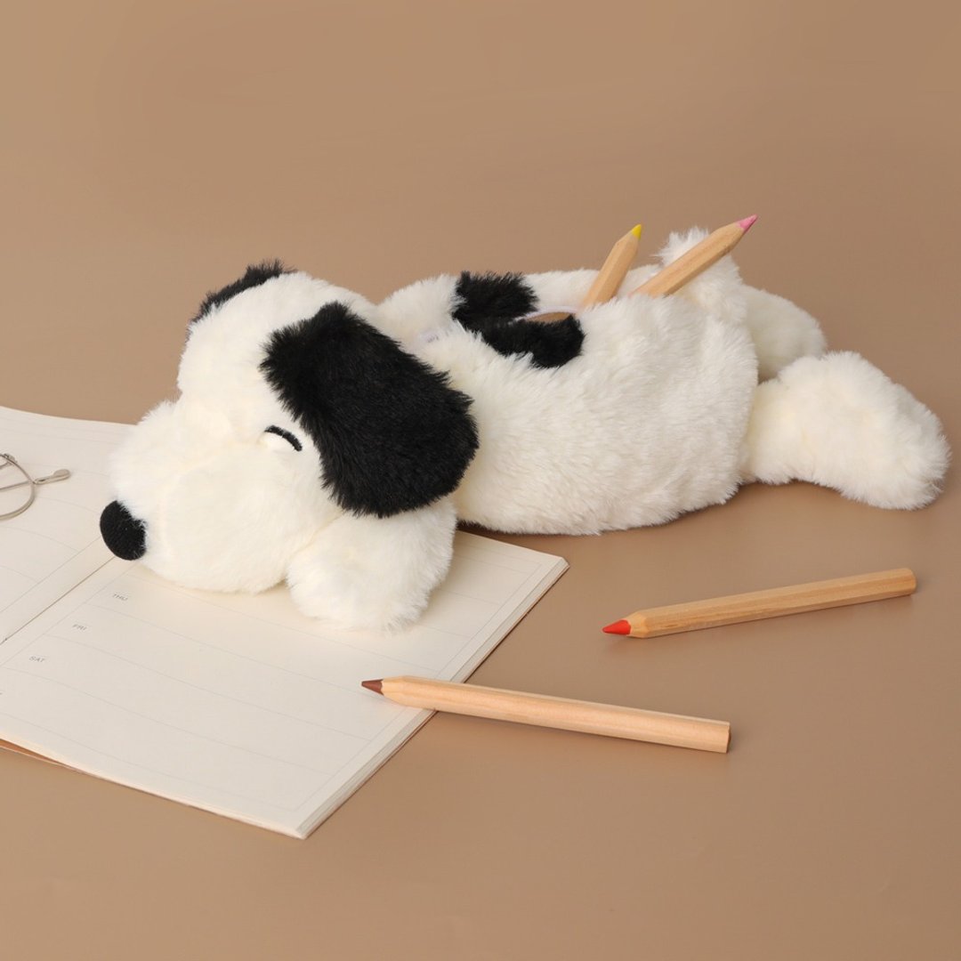 Peanuts史努比绒毛造型笔袋-Snoopy 正版授权 造型笔袋 铅笔盒 - 铅笔盒/笔袋 - 人造皮革 多色