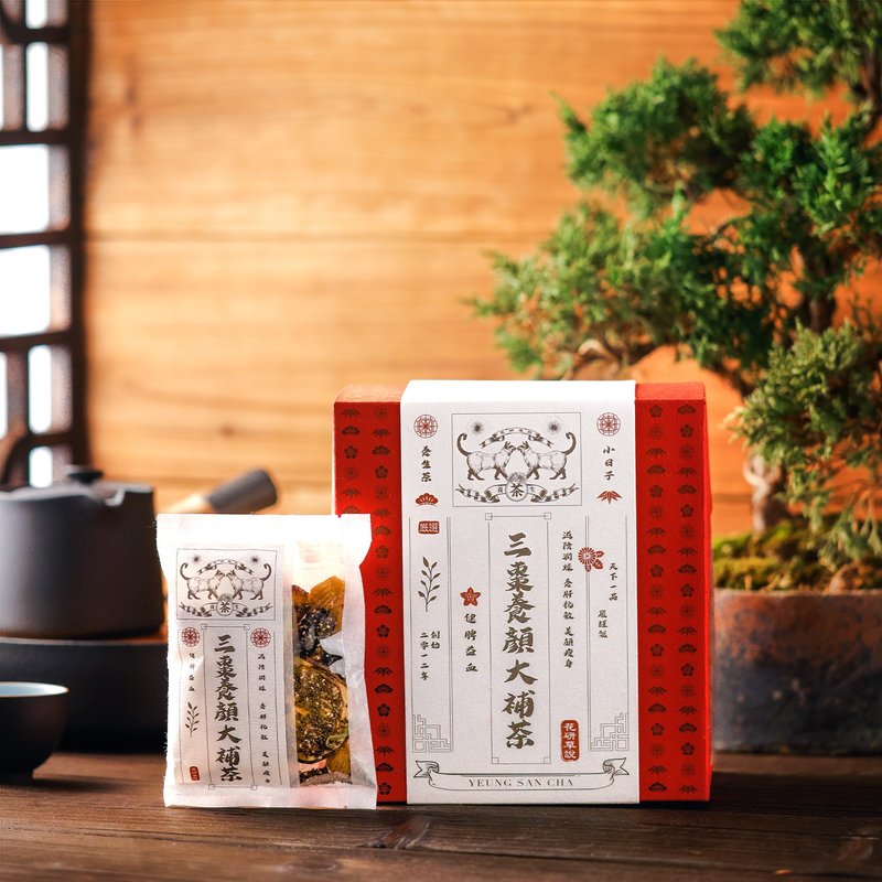 三枣养颜大补茶 - 健康/养生 - 纸 红色