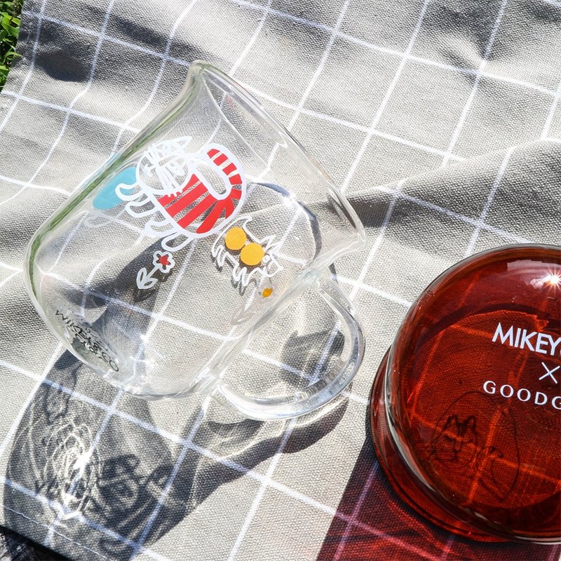 Lisa Larson X 好玻 | 把手水杯 4入组合 - 玻璃杯 - 玻璃 多色