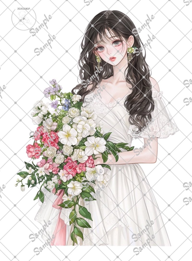 原创人物贴纸 2026.2 月新品 - 贴纸 - 纸 