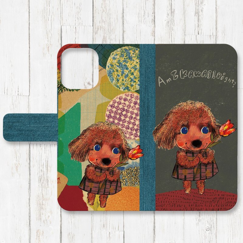 郁金香玩具维尼笔记本 iPhone 智慧型手机保护壳 - 手机壳/手机套 - 人造皮革 