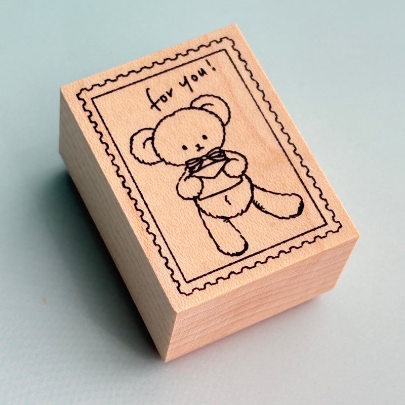 小熊邮票 大 3040 - 印章/印台 - 橡胶 