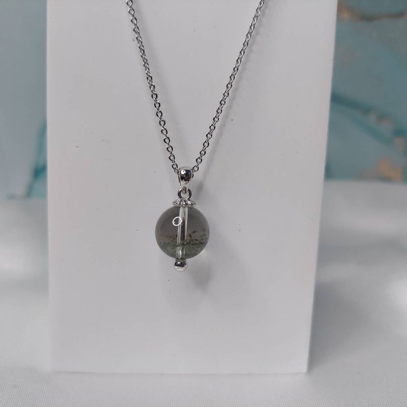 天然绿幽灵项鍊 - 项链 - 宝石 透明