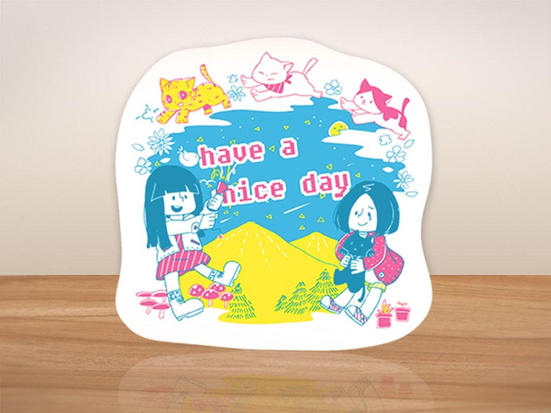 五角星球 / 三猫nice day-贴纸 - 贴纸 - 纸 蓝色