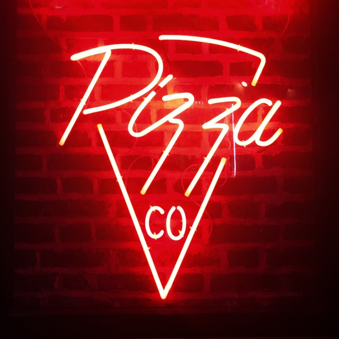 比萨 霓虹灯 Pizza LED 发光字 Neon Sign 广告招牌 墙壁装饰 - 灯具/灯饰 - 压克力 透明