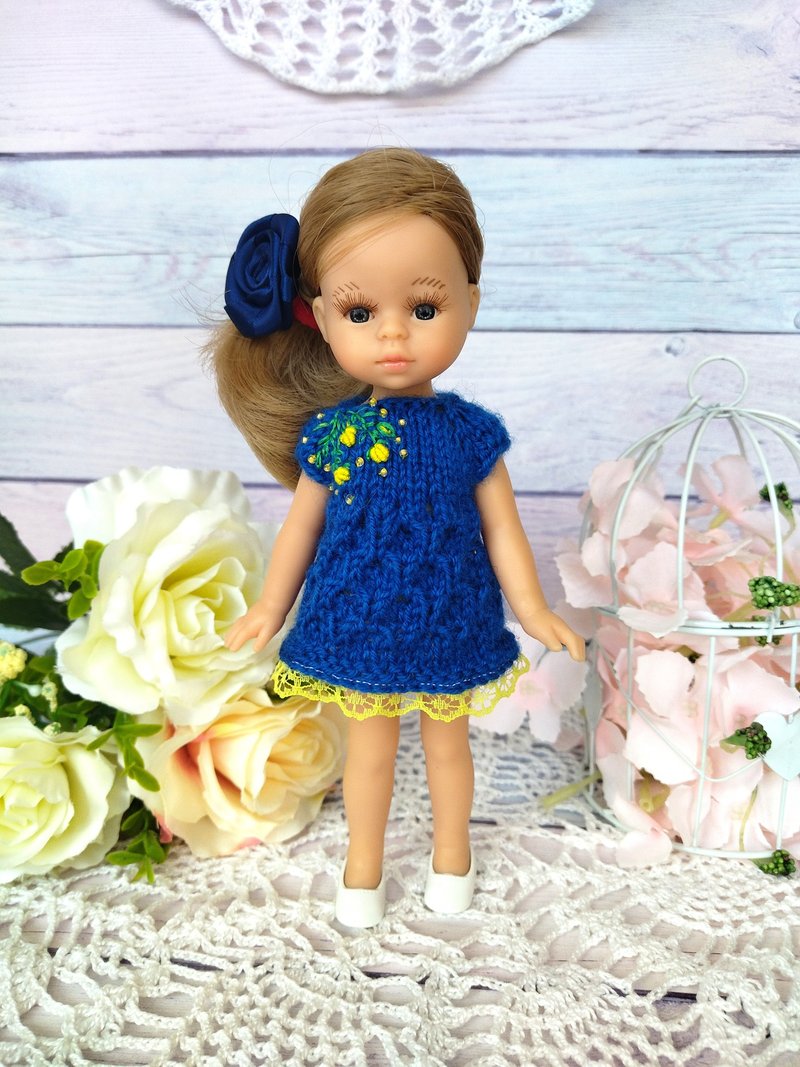 Mini Paola Reina doll - Les amigas - Paola Reina clothes - 玩具/玩偶 - 羊毛 蓝色