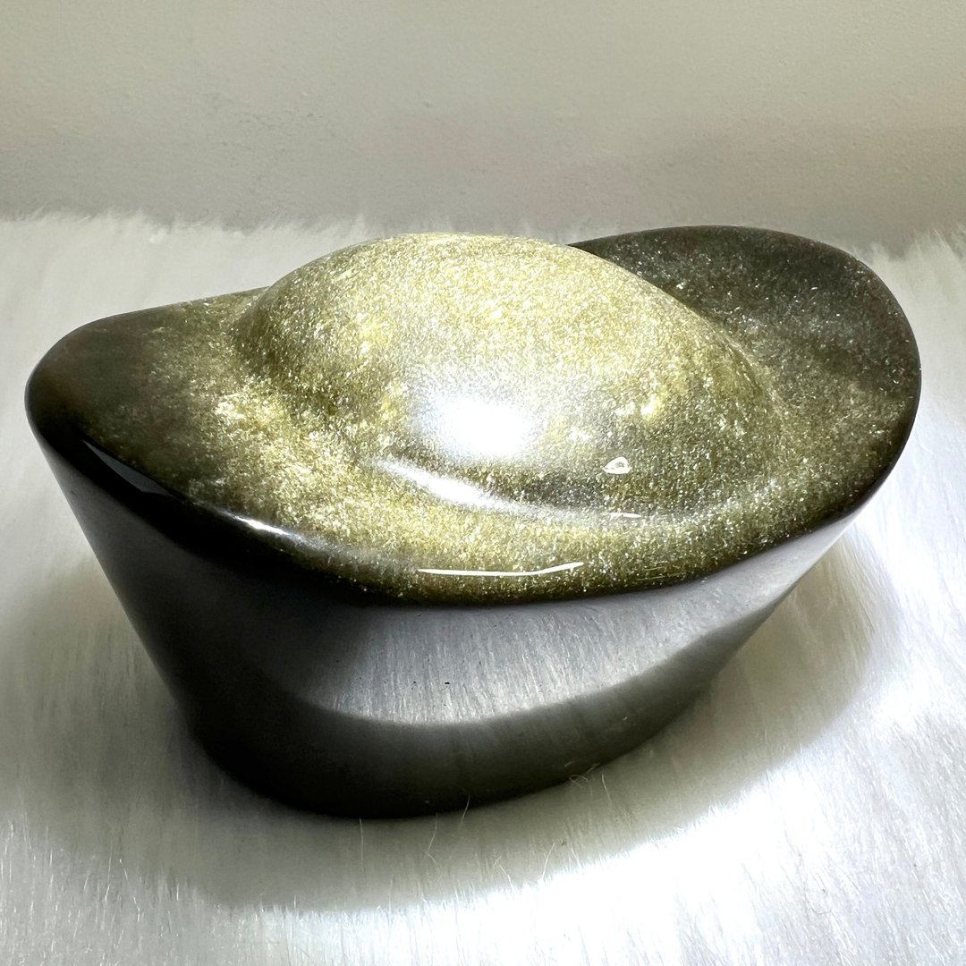 金曜石大元宝 | 水晶 | 水晶摆件 - 摆饰 - 水晶 金色