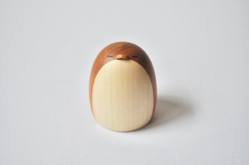 亲企鹅（无冰版）樱花 - 玩偶/公仔 - 木头 咖啡色