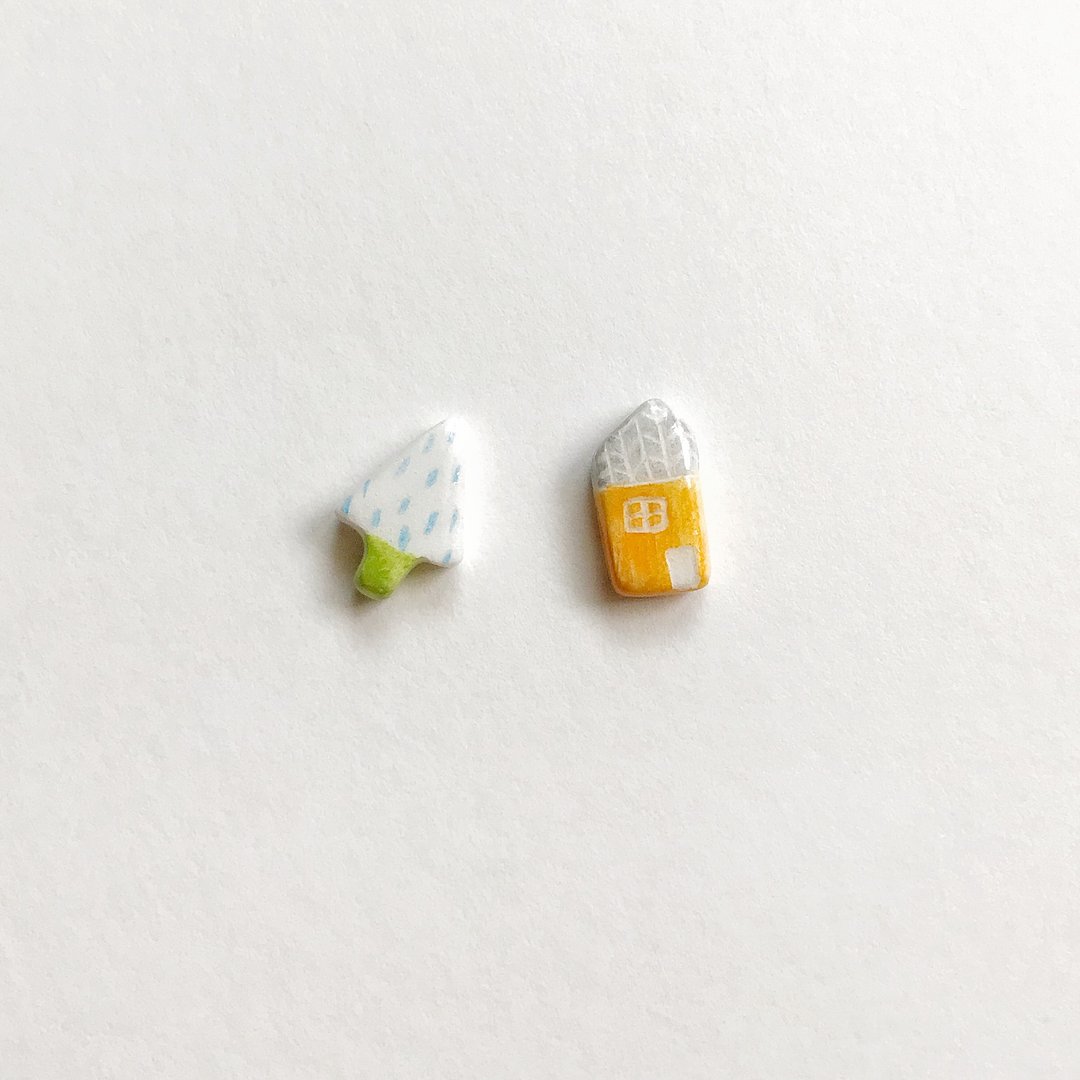 小生活 - 手作/手绘耳环 - 耳环/耳夹 - 其他材质 多色