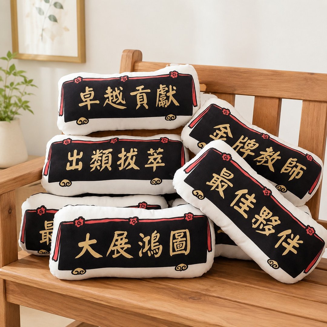 【现货/定制】匾额抱枕 / 钥匙圈 / 磁铁      大展鸿图匾额 - 枕头/抱枕 - 其他材质 黄色