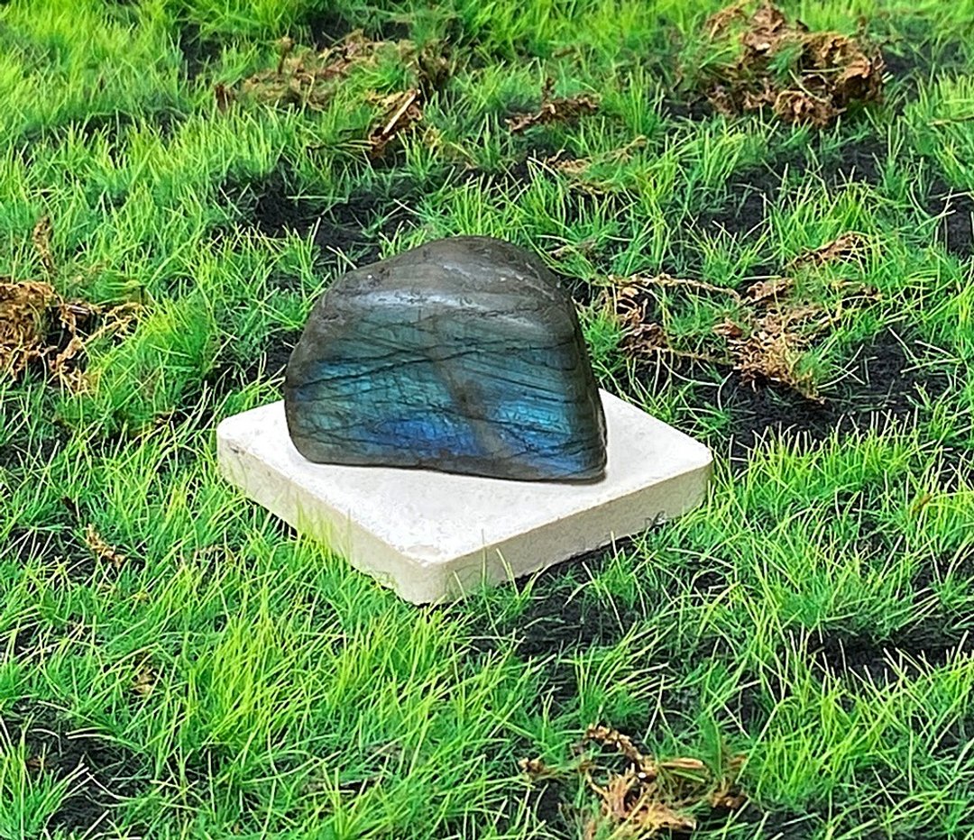 能量摆饰-天然渐层蓝光拉长石 疗愈 旺姻缘 财运水晶 快速出货 - 摆饰 - 水晶 多色