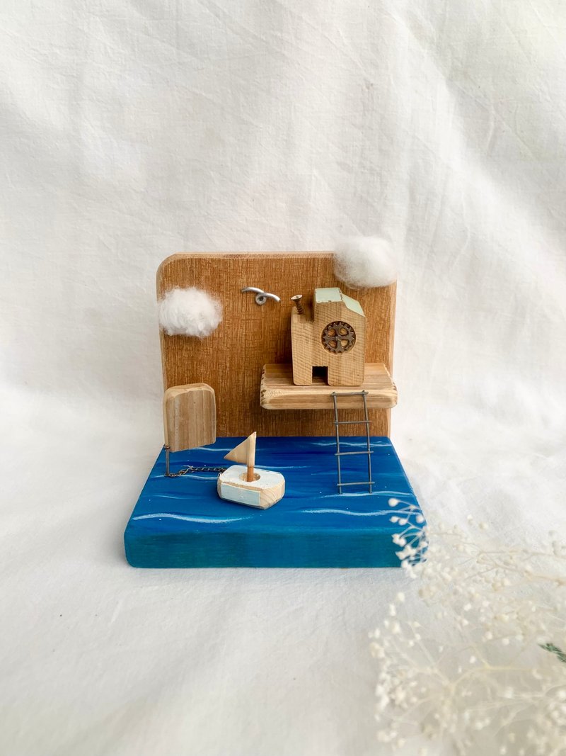 【海边小世界】居家摆饰 生活扩香 工艺收藏 - 摆饰 - 木头 咖啡色