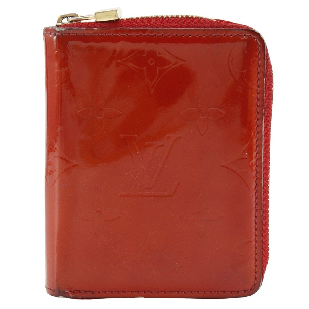 【日本直送】路易威登 LOUIS VUITTON 双折长夹 M91151 Monogram Vernis 漆皮 Rouge 红色 BJ0041 女仕【二手】 - 皮夹/钱包 - 真皮 红色