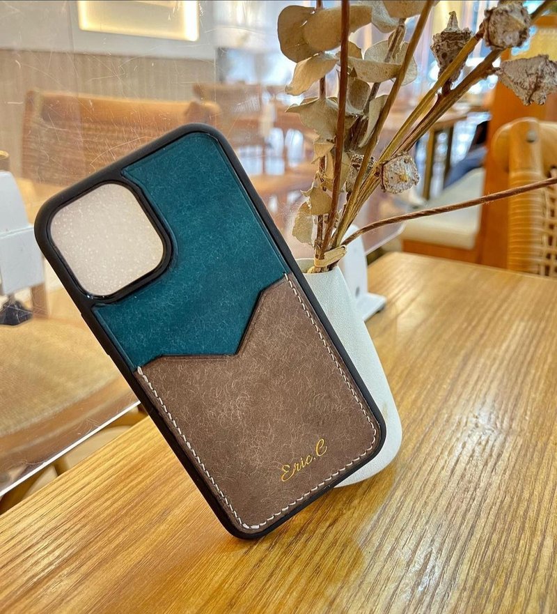 【定制】意大利牛皮革电话壳(只限iphone) - 手机壳/手机套 - 真皮 