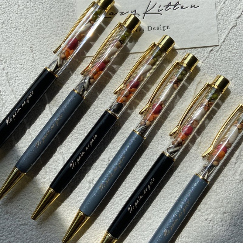 种子笔 定制化 油性原子笔 圣诞礼盒 - 圆珠笔/中性笔 - 植物．花 卡其色