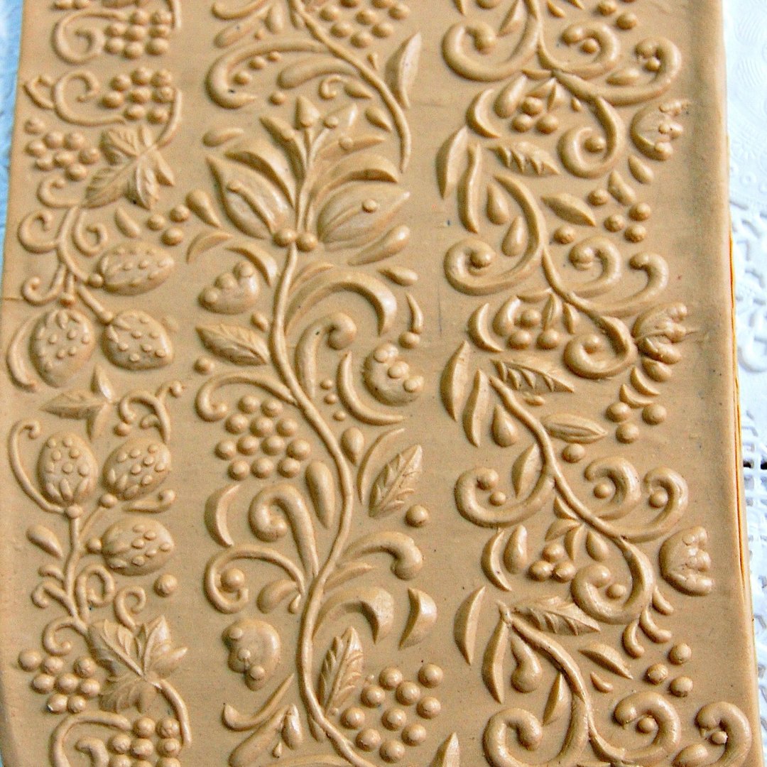 Rolling pin for Khokhloma cookies ,wooden rolling pin for cookies - 厨房家电 - 木头 咖啡色