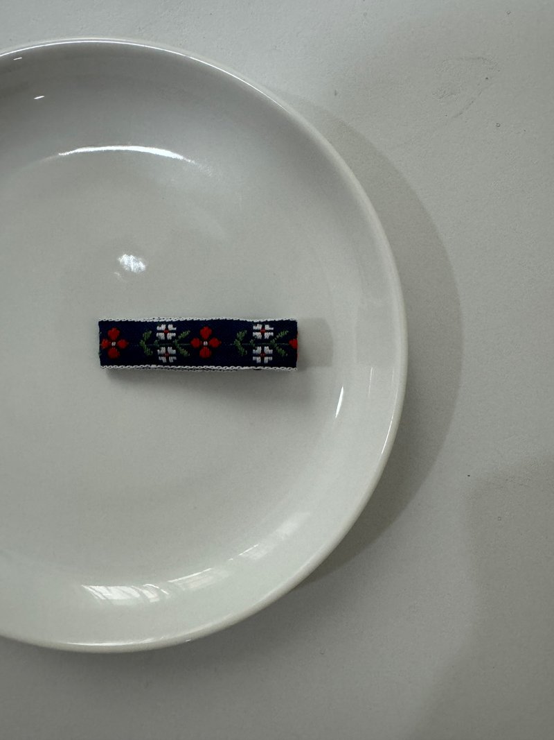 蓝色十字花/鸭嘴夹款 - 婴儿饰品 - 聚酯纤维 多色