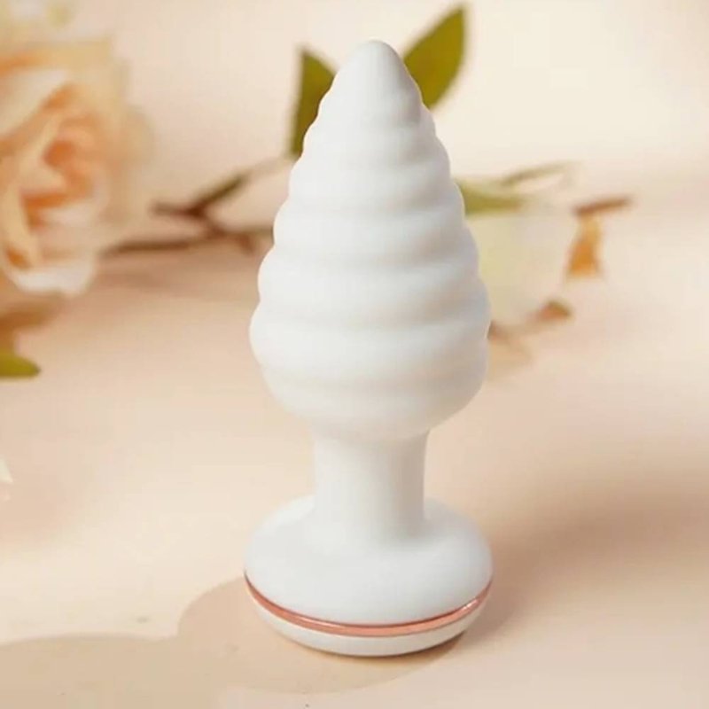 GALAKU 独角兽 加温后庭肛塞 AI版 情趣用品 自慰器 按摩器 - 情趣用品 - 硅胶 白色