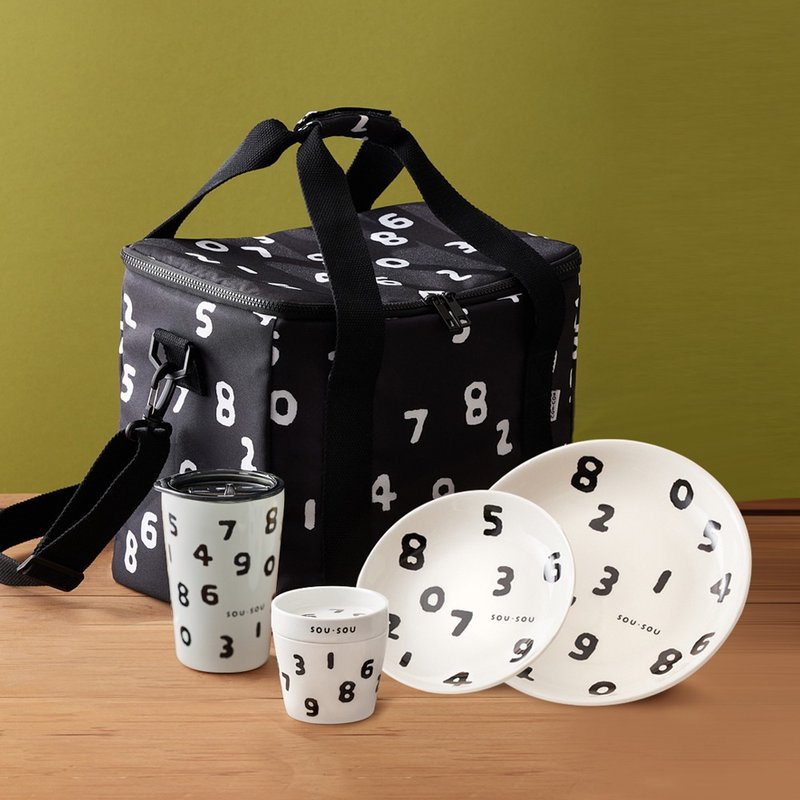 质感餐具 | 日本BRUNO SOU·SOU和风时尚轻量餐具四件组 - 盘子/餐盘/盘架 - 其他材质 白色