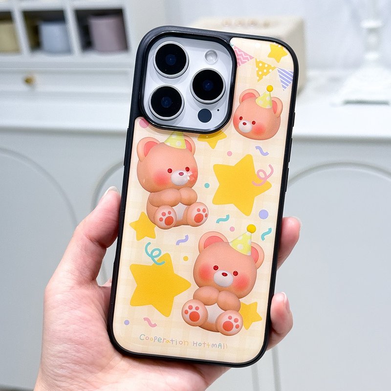 iPhone 派对熊 滴胶防撞手机壳 手机 - 手机壳/手机套 - 压克力 白色