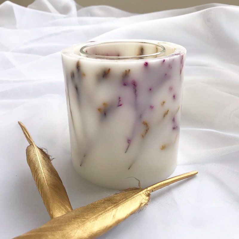 【手作】干燥花烛台/转印蜡烛一日体验课程 - 其他 - 蜡 