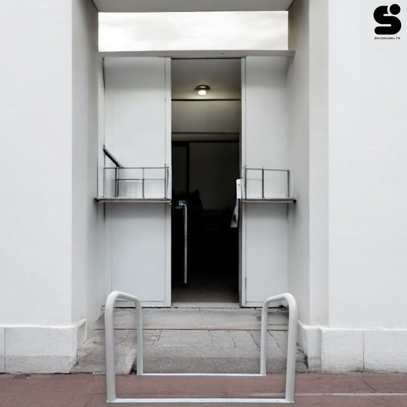 通道拒马.一体成型焊接固定.轮椅可过.店面进出货物空间架.预留 - 其他 - 其他金属 白色