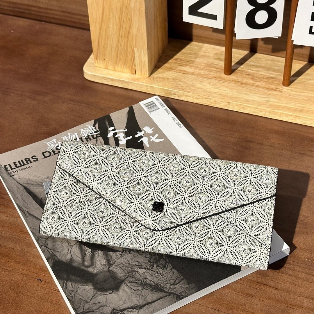 Tosca | Envelope CC Wallet 真皮卡套/长钱包/零钱-黑圈 - 皮夹/钱包 - 真皮 