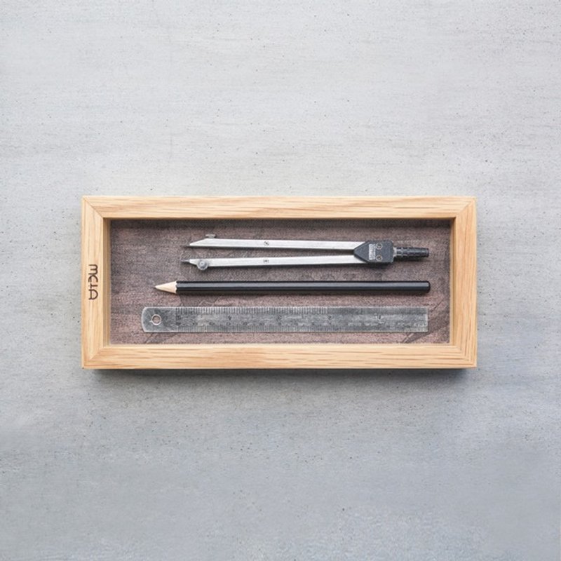 手工木质笔盒∣白橡木 - 铅笔盒/笔袋 - 木头 