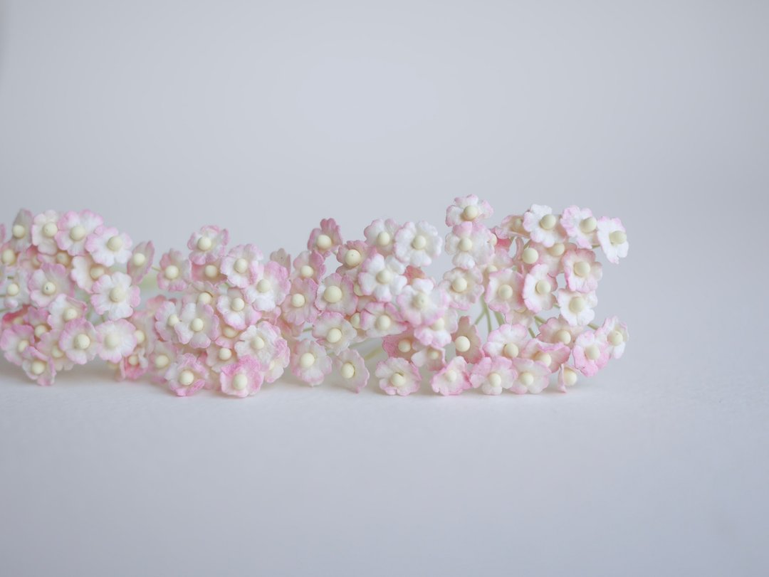 纸花，用品，100 件。加拿大海葵尺寸 0.8 厘米，粉红色刷子颜色 - 其他 - 纸 粉红色