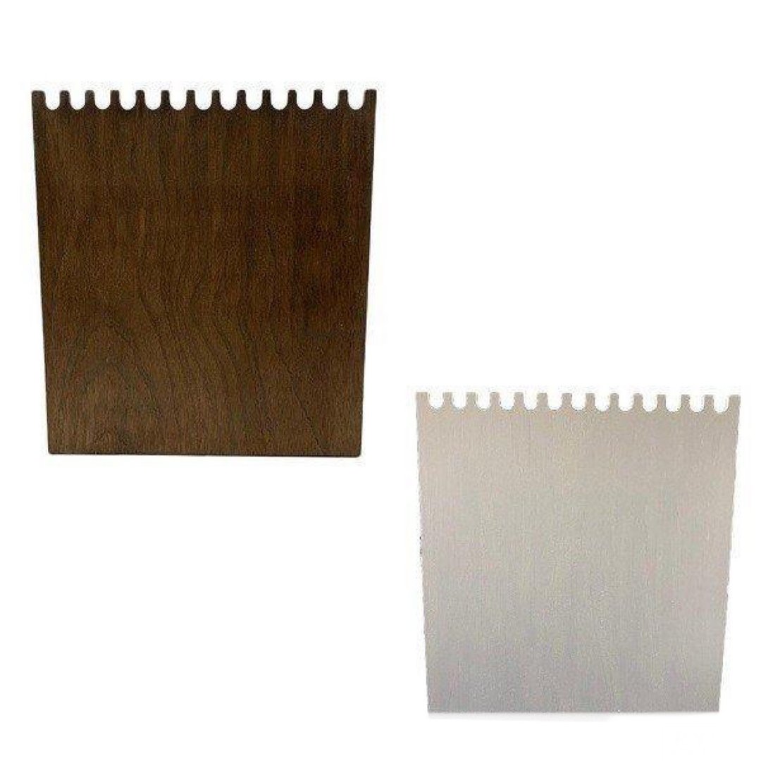 Necklace board wooden M - 收纳用品 - 木头 咖啡色