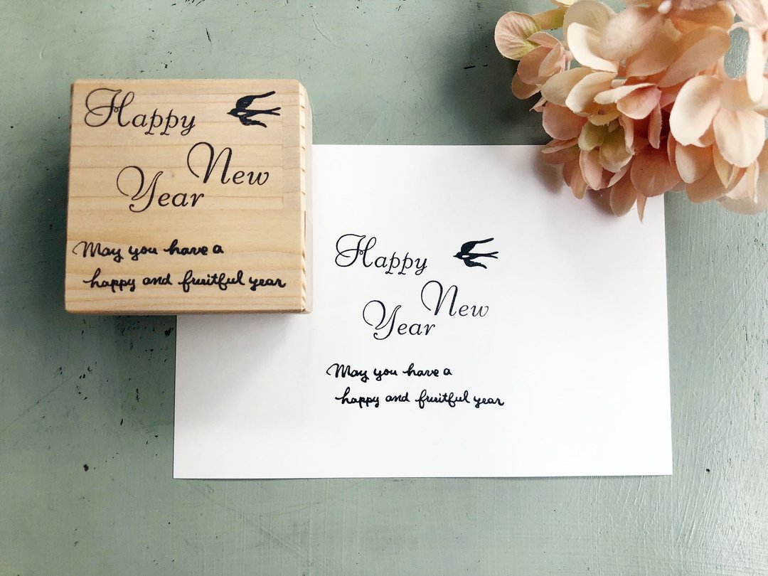 【新年印章】Happy New Year 燕子 印章 - 印章/印台 - 其他材质 