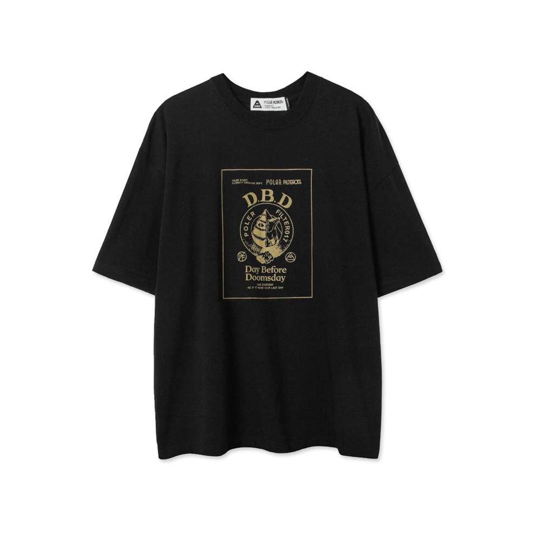 POLeR X Filter017 D.B.D Logo Tee 主视觉图像短Tee / 黑色 - 男装上衣/T 恤 - 其他材质 黑色