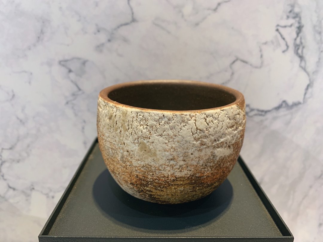 李仁嵋柴烧岩矿茶杯(精选雪白版A) - 茶具/茶杯 - 陶 咖啡色