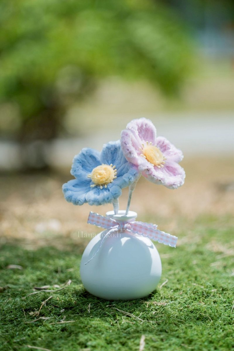 【可定制】毛根花 扩香石 盆栽 花艺香氛 罂粟花 - 香薰/精油/线香 - 植物．花 