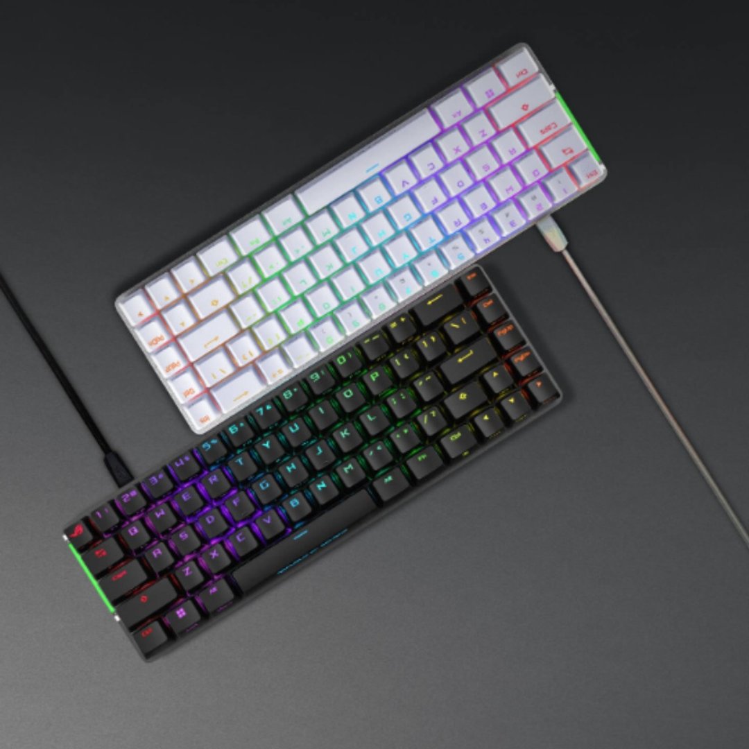 ASUS 华硕 ROG Falchion Ace 65%电竞键盘 - 电脑配件 - 塑料 白色