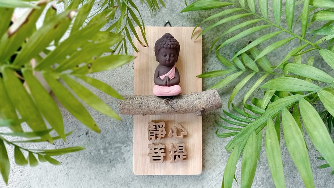 红色小菩萨挂饰 // 静心菩提 // 越南桧木款 // 安心出货SOP - 摆饰 - 木头 多色