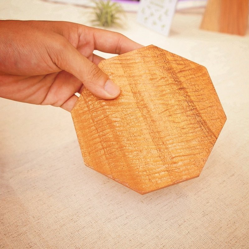 饰品拍照、摆饰 正八角木浅盘 小叶桃花心木 - 其他 - 木头 