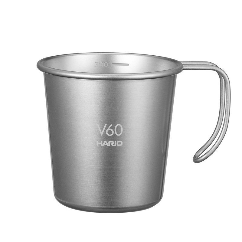 V60户外用金属推叠杯 - 咖啡壶/周边 - 不锈钢 银色