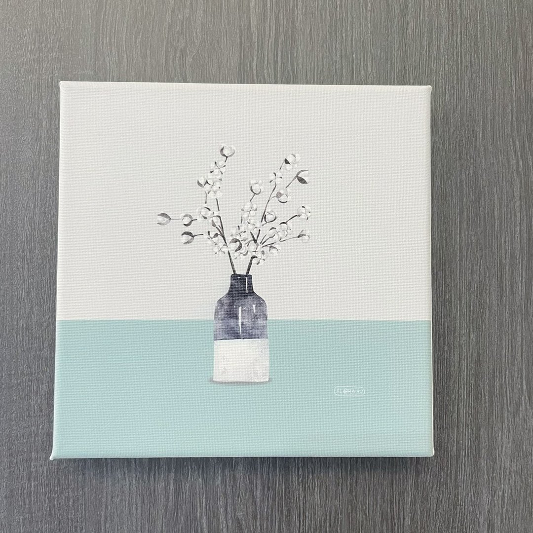 【Flora 原创设计】岁月静好_棉花 | 20×20CM 无框画 - 海报/装饰画/版画 - 棉 多色