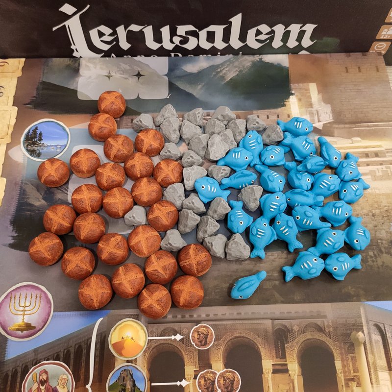 与耶路撒冷兼容的豪华资源代币。Anno Domini 棋盘游戏 - 桌游/玩具 - 其他材质 