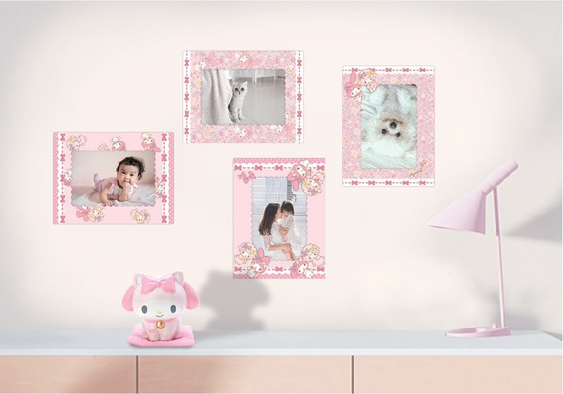 QuickFilm 静电无痕相框贴 (4R My Melody相框贴8张) - 画框/相框 - 塑料 粉红色