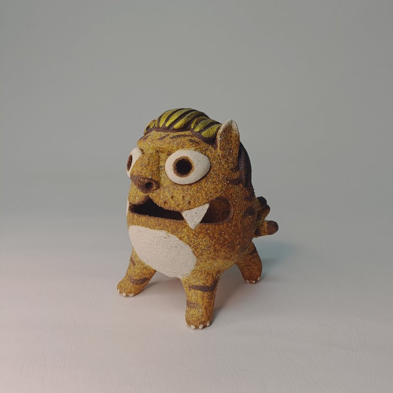 上古四祥兽-陆吾/陶艺品/原创 - 摆饰 - 陶 