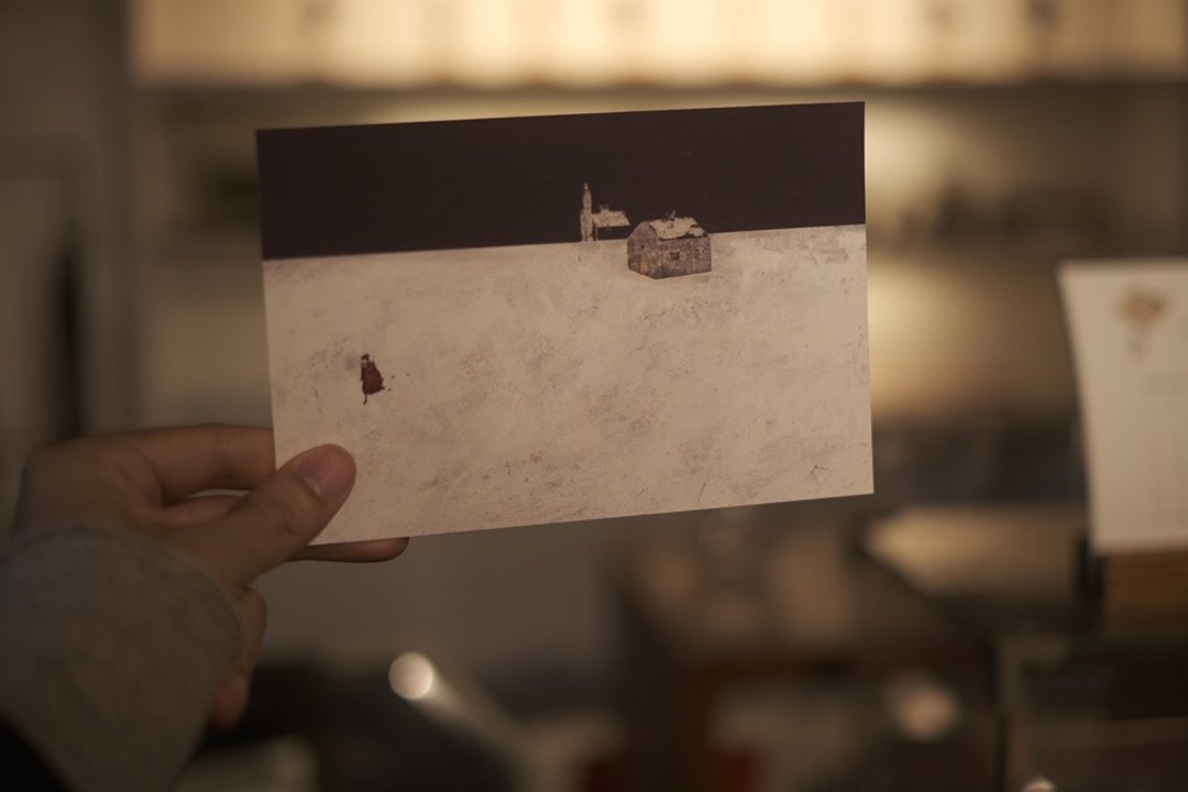 明信片 夜晚 - 卡片/明信片 - 纸 白色