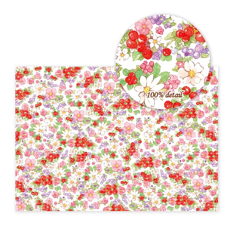 红色浆果包装纸 / 手帐纸 / 50张 A4尺寸 120g - 其他 - 纸 