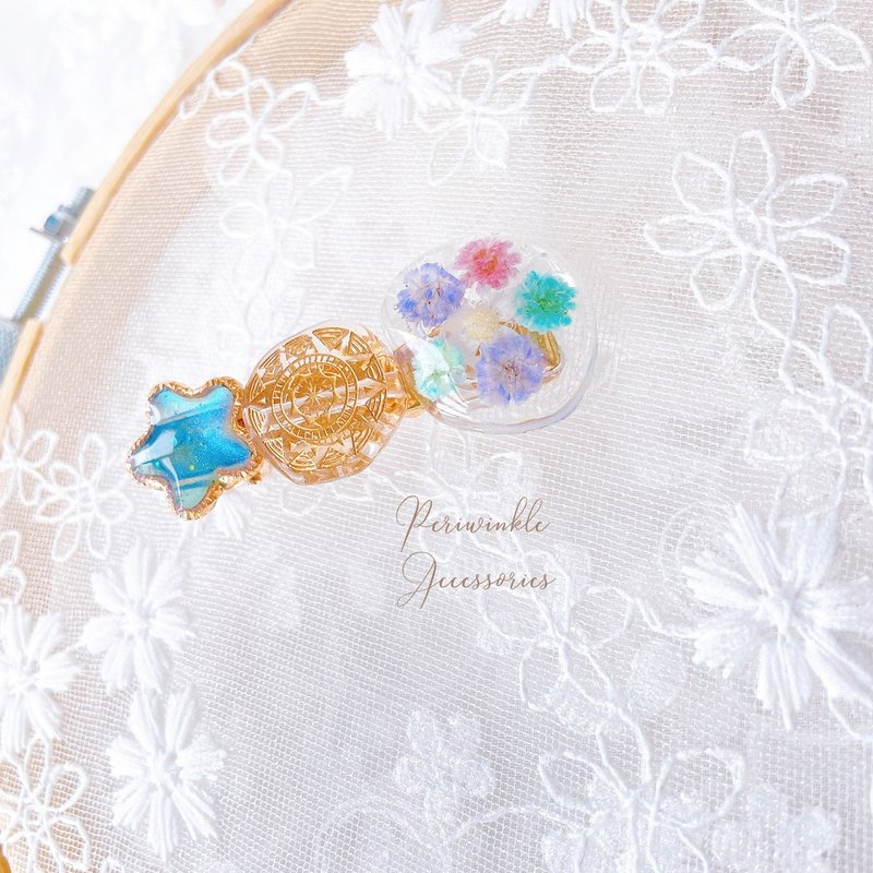 日本满天星发夹 鸭嘴夹 魔法阵 星空 贝壳 海洋 少女 发饰 头饰 - 发饰 - 其他材质 多色