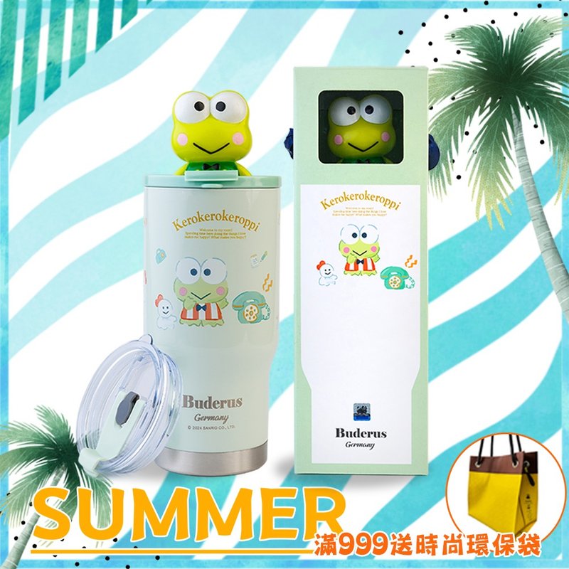 一杯子好朋友【德国Buderus】三丽鸥陶瓷冰霸杯 710ml-大眼蛙 - 保温瓶/保温杯 - 不锈钢 白色